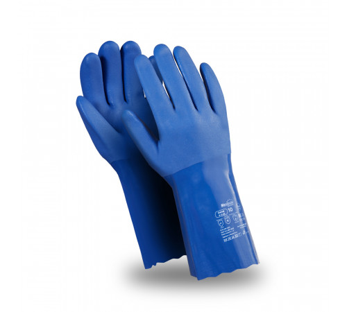 Перчатки Manipula Specialist® Шельф (интерлок+ПВХ 1,9мм), P-T-23/CG-981 в Керчи