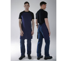 Фартук с грудкой (тк.Диагональ), т.синий