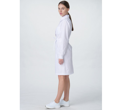 Халат женский Сансара-001 (тк.Смесовая,160) MedLine, белый в Евпатории