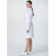 Халат женский Сансара-001 (тк.Смесовая,160) MedLine, белый в Евпатории