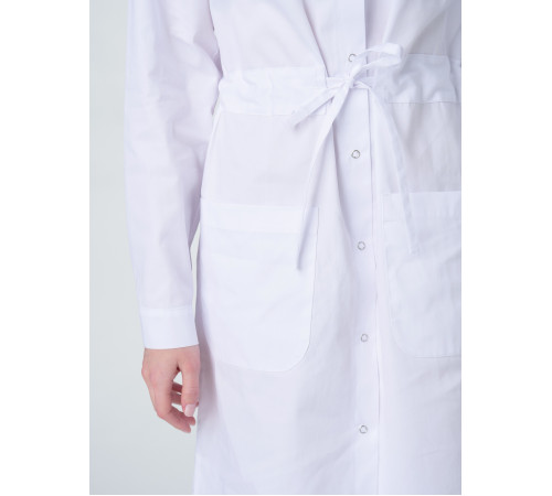 Халат женский Сансара-001 (тк.Смесовая,160) MedLine, белый в Евпатории