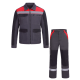 Костюм ProfLineBase-1 (тк.Твил,210) брюки, т.серый/черный/красный в Донецке