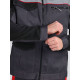 Костюм ProfLineBase-1 (тк.Твил,210) брюки, т.серый/черный/красный в Донецке