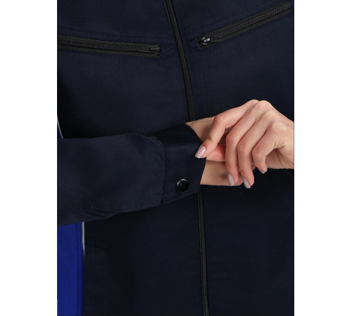 Костюм женский ProfLineSpecialist-1 (тк.Смесовая,240) брюки, т.синий/васильковый в Мелитополе