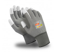 Перчатки Manipula Specialist® Микростатик (ESD) (нейл.+полиур.+медн.), MG-163