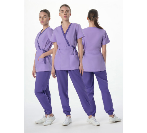 Костюм женский MedLine Арина (тк.Смесовая,120), фиолетовый/сирень в Евпатории