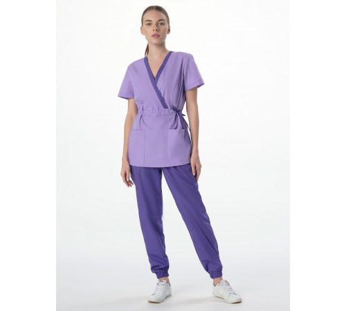Костюм женский MedLine Арина (тк.Смесовая,120), фиолетовый/сирень в Евпатории