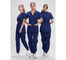 Костюм женский MedLine Марго (тк.Смесовая,145), т.синий