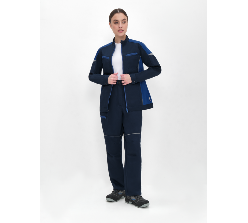 Куртка женская ProfLineSpecialist (тк.Смесовая,240), т.синий/васильковый в Евпатории