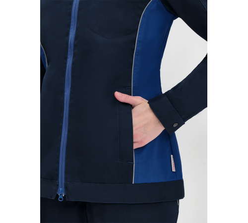 Куртка женская ProfLineSpecialist (тк.Смесовая,240), т.синий/васильковый в Евпатории