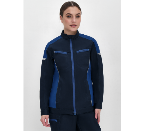 Куртка женская ProfLineSpecialist (тк.Смесовая,240), т.синий/васильковый в Евпатории