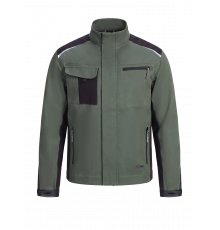 Куртка ProfLineLeader (тк.Хлопок/Спандекс,260), хаки/черный