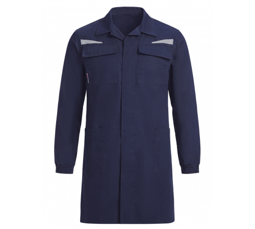 Халат ProfLineSpecialist (тк.Смесовая,240), т.синий в Евпатории