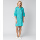 Халат женский Лирель (тк.Смесовая,120), бирюзовый в Евпатории