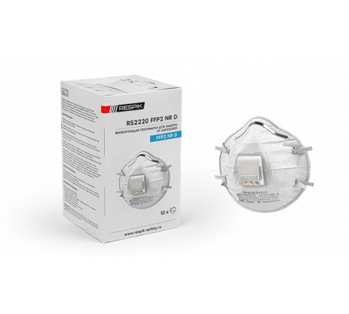 Респиратор чашеобразный RESPIK® RS2220 с клапаном, FFP2 (10 шт) в Мелитополе