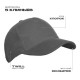 Бейсболка STAN 5 клиньев хлопок 280, 11, Графит (101)