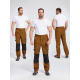 Брюки ProfLineSpecialist (тк.РипСтоп,240), коричневый/черный в Алупке