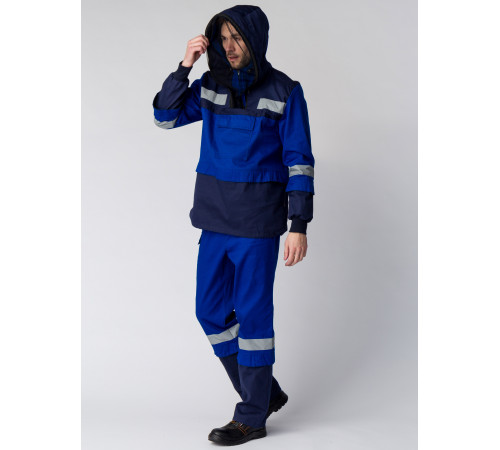 Костюм Антигнус-1 СОП (тк.Саржа,220) брюки, т.синий/васильковый в Керчи