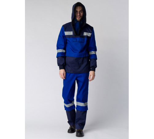 Костюм Антигнус-1 СОП (тк.Саржа,220) брюки, т.синий/васильковый в Керчи