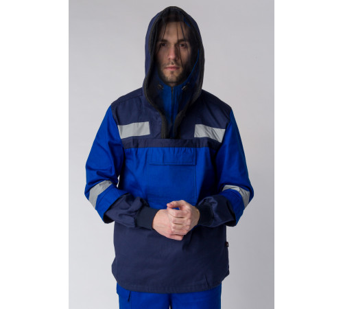 Костюм Антигнус-1 СОП (тк.Саржа,220) брюки, т.синий/васильковый в Керчи