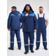Костюм зимний Квайл-2 СОП  (тк.Смесовая,210) п/к, т.синий/васильковый в Мелитополе
