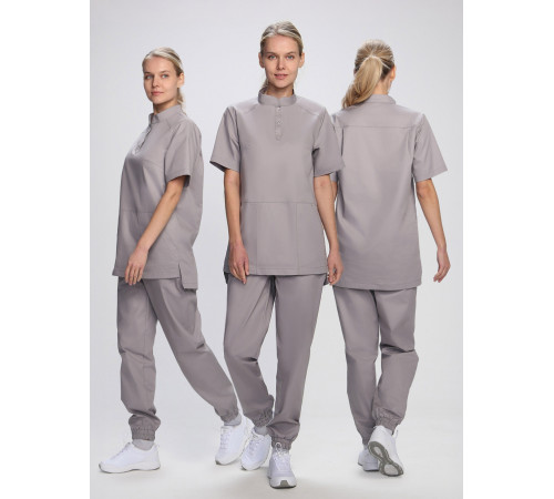 Костюм женский MedLine Ева (тк.Смесовая,145), св.серый в Саках