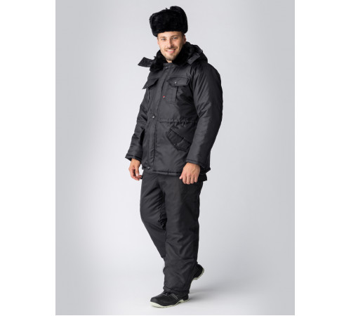 Куртка зимняя Сигур (тк.OxLine,90), черный в Евпатории