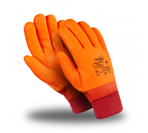 Перчатки Manipula Specialist® Нордик РП (джерси+пенополиуретан+ПВХ), TP-06/WG-784