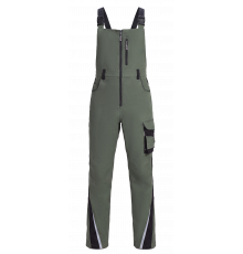 Полукомбинезон ProfLineLeader (тк.Хлопок/Спандекс,260), хаки/черный