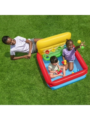 Надувной игровой центр Bestway Sort’n Play 104×94×61 см с 15 мячиками, от 2 лет Надувной игровой центр Bestway Sort’n Play 104×94×61 см с 15 мячиками, от 2 лет