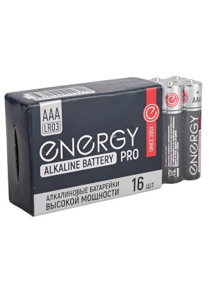 Батарейка алкалиновая AA LR6 упак 16 шт Pro Energy