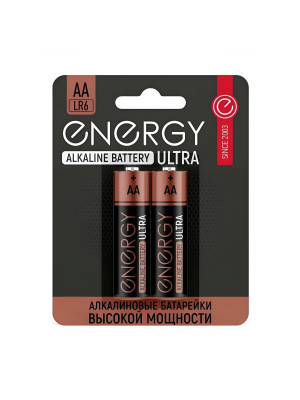 Батарейка алкалиновая АА 1,5V упак 2 шт Ultra Energy
