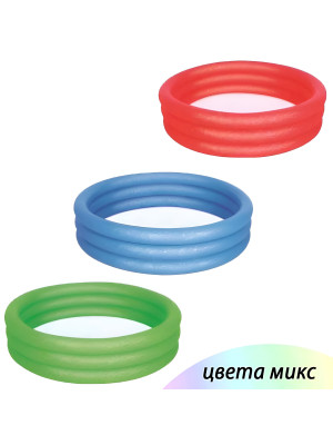 Бассейн надувной 102*25 см 101 л микс Bestway Бассейн надувной 102*25 см 101 л микс Bestway