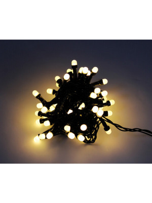 Гирлянда светодиодная 4,5 м 100 led нить теплый белый XHP-14-H