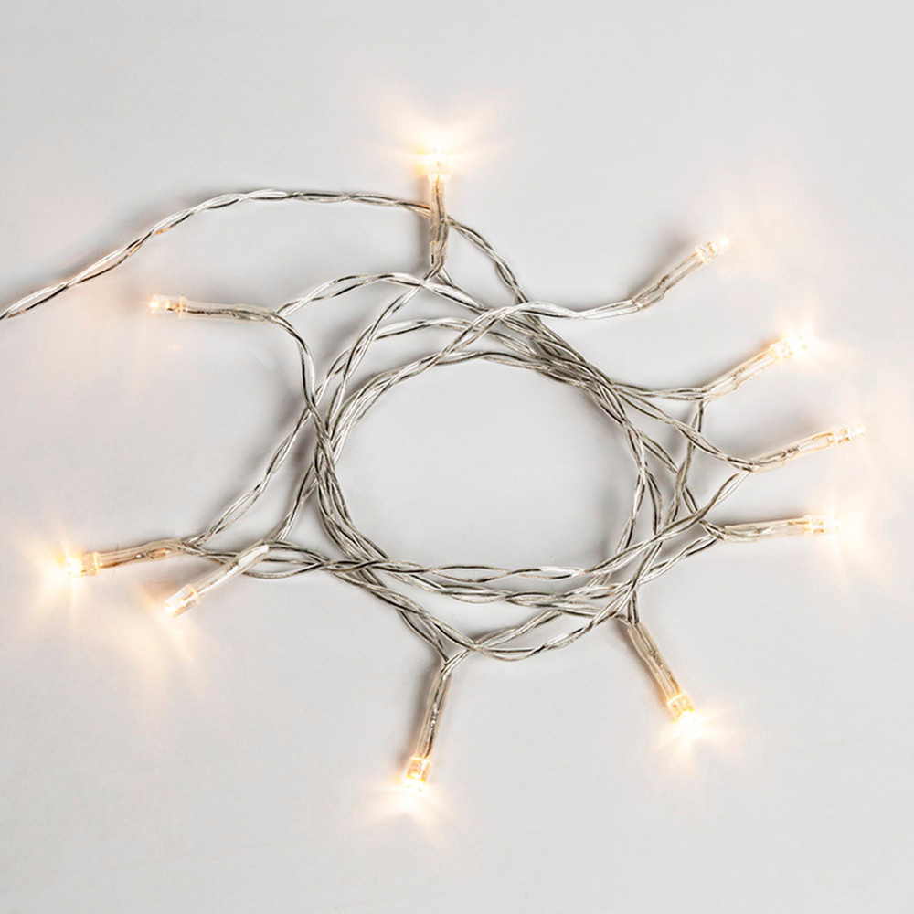 Гирлянда светодиодная  1,2 м 10 led батарейки 2*АА Универсальная