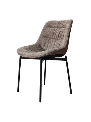 Стул металлический 55x55x80.5 см до 150 кг, износостойкий текстиль, бежевый Baizheng Стул металлический 55x55x80.5 см до 150 кг, износостойкий текстиль, бежевый Baizheng