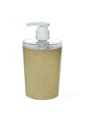 Дозатор пластиковый для жидкого мыла nature Art Deco Beross Дозатор пластиковый для жидкого мыла nature Art Deco Beross