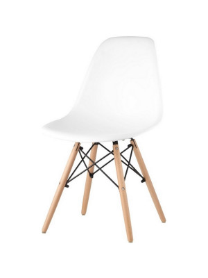 Стул Eames из полипропилена 43×46×84 см, белый, до 100 кг Стул Eames из полипропилена 43×46×84 см, белый, до 100 кг