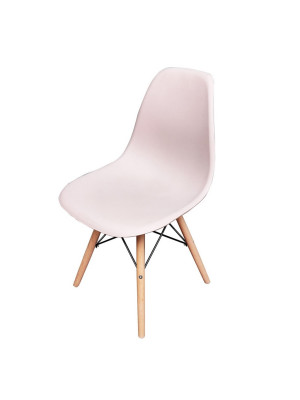 Стул Eames из полипропилена 43×46×84 см, бежевый, до 100 кг
