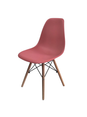 Стул Eames из полипропилена 43×46×84 см, красный, до 100 кг