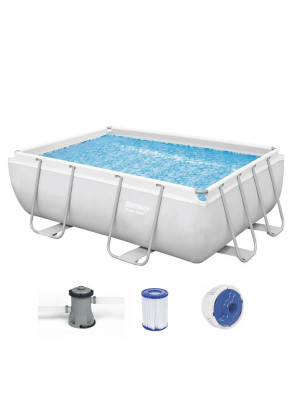Бассейн каркасный 282x196x84 см 3662 л фильтр-насос дозатор BestWay Бассейн каркасный 282x196x84 см 3662 л фильтр-насос дозатор BestWay