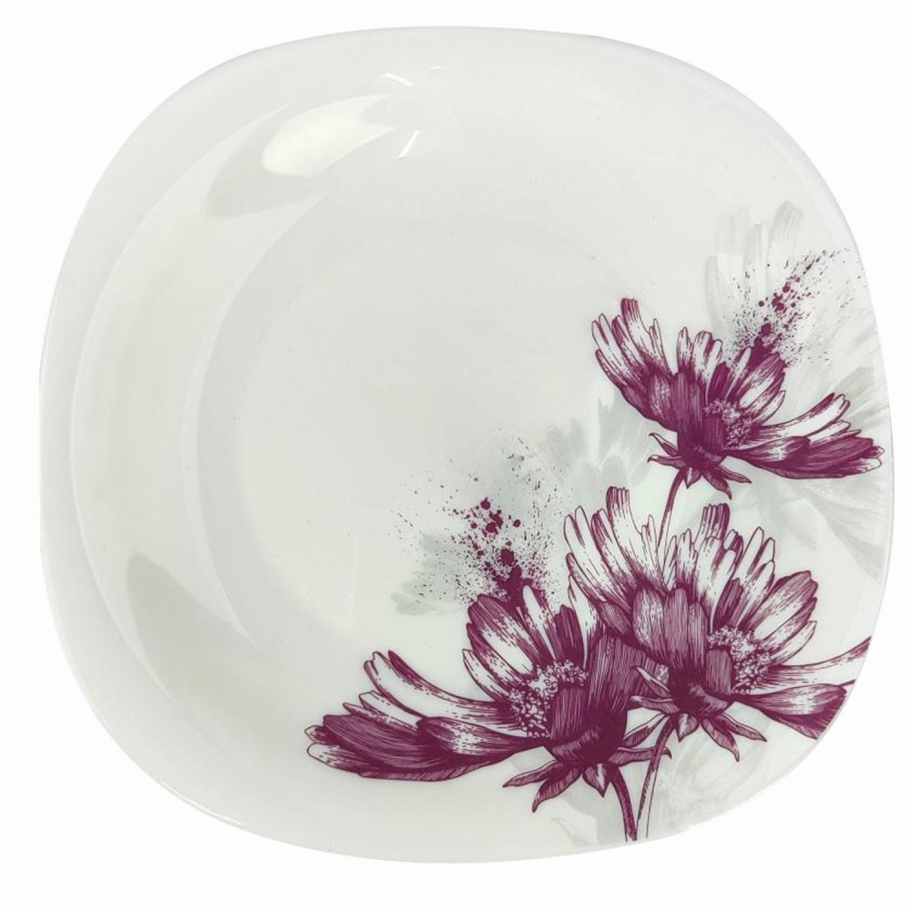 Тарелка стеклокерамическая десертная 19 см SDP210-820 Violet Sanli Parsopal