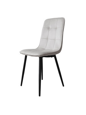 Стул металлический Baizheng 88×40×50 см, текстиль, бежевый, до 150 кг