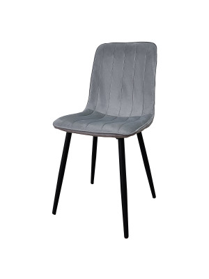 Стул металлический Baizheng 88×40×50 см, текстиль, светло-серый, до 150 кг Стул металлический Baizheng 88×40×50 см, текстиль, светло-серый, до 150 кг
