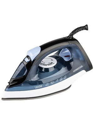 Утюг 1,8 кВт с керамическим покрытием, пар, бело-синий HS-4012 HomeStar