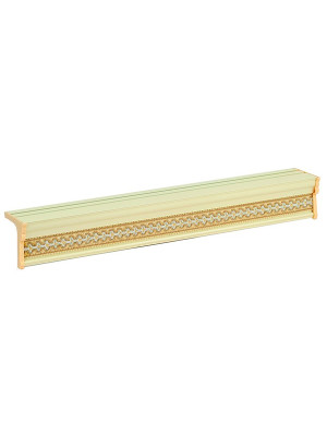 Карниз алюминиевый 3-рядный АЛ-67 2,5м Беатриче бежевый Карниз-Сервис