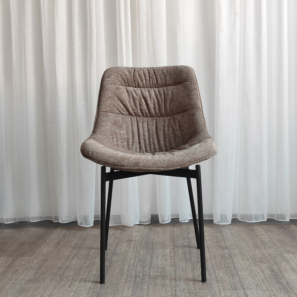 Стул металлический Baizheng BZ-6138K 55×55×80,5 см, износостойкий текстиль, до 150 кг