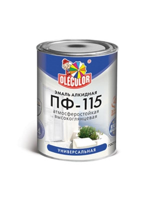 Эмаль алкидная ПФ-115 OLECOLOR светло-голубая 20 кг