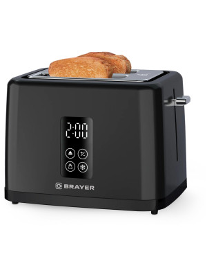 Тостер 930 Вт 7 режимов разморозка поддон белый Brayer