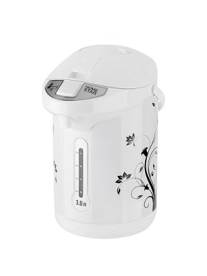 Термопот HomeStar HS-5005 3 л 750 Вт нержавеющая сталь колба, 2 режима, Цветок серый на белом Термопот HomeStar HS-5005 3 л 750 Вт нержавеющая сталь колба, 2 режима, Цветок серый на белом